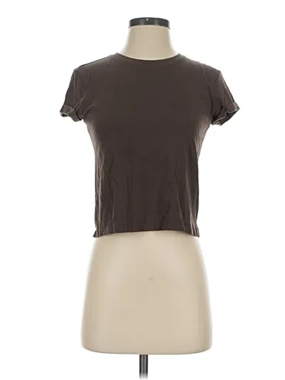 Pre-owned Sundry Short Sleeve T-shirt In Brown