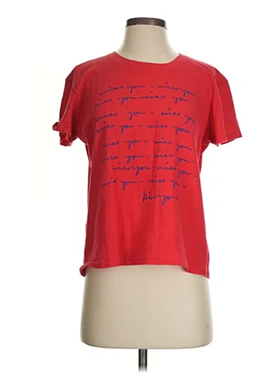 Pre-owned Sundry Short Sleeve T-shirt In Red
