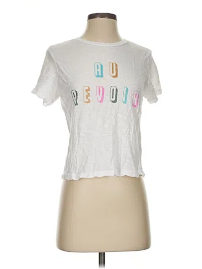 Pre-owned Sundry Short Sleeve T-shirt In Silver