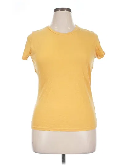 Pre-owned Sundry Short Sleeve T-shirt In Yellow