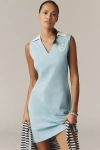 Sundry Sleeveless Polo Mini Dress