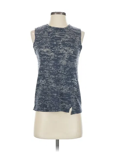 Pre-owned Sundry Sleeveless Top Gray One Shoulder Neckline Tops