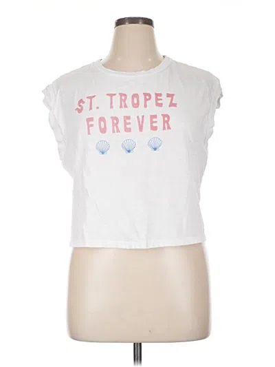 Pre-owned Sundry Sleeveless T-shirt In White