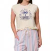 Sundry Soleil Muscle Tank Club In Lemon Tint In Neutral