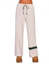 Sundry Stripe Lounge Pant In Oyster In White