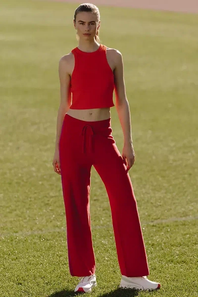 Sundry Sweater Pants In Red