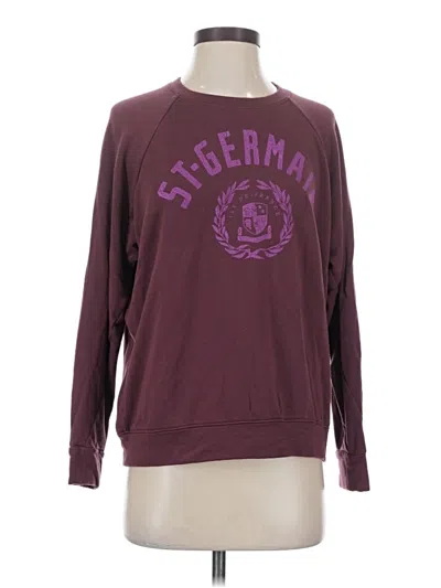 Pre-owned Sundry Sweatshirt In Burgundy