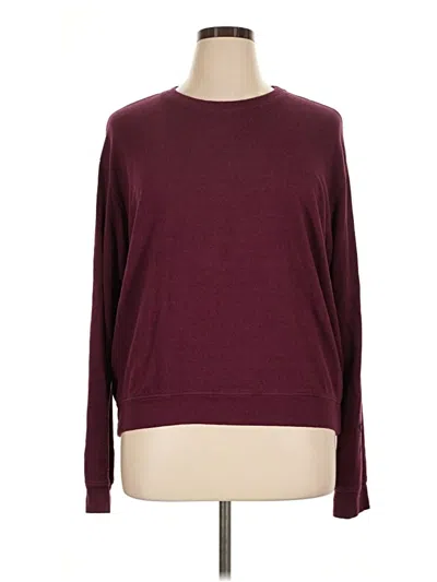 Pre-owned Sundry Sweatshirt In Burgundy