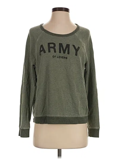 Pre-owned Sundry Sweatshirt In Green
