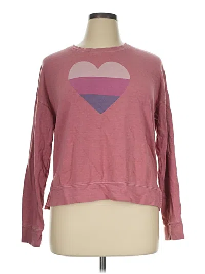 Pre-owned Sundry Sweatshirt In Pink