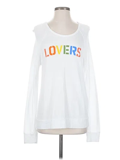 Pre-owned Sundry Sweatshirt In White