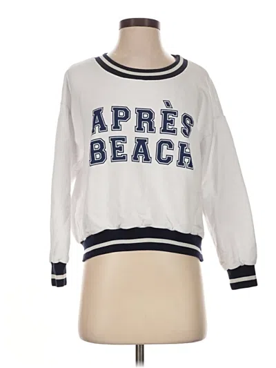 Pre-owned Sundry Sweatshirt In White