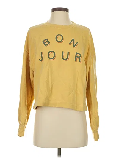 Pre-owned Sundry Sweatshirt In Yellow