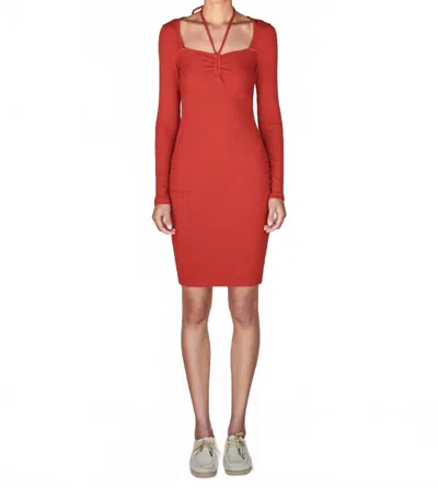 Sundry Sweetheart Mini Dress In Garnet In Red