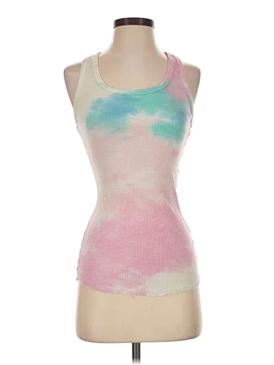 Pre-owned Sundry Tank Top Pink Halter Neckline Tops
