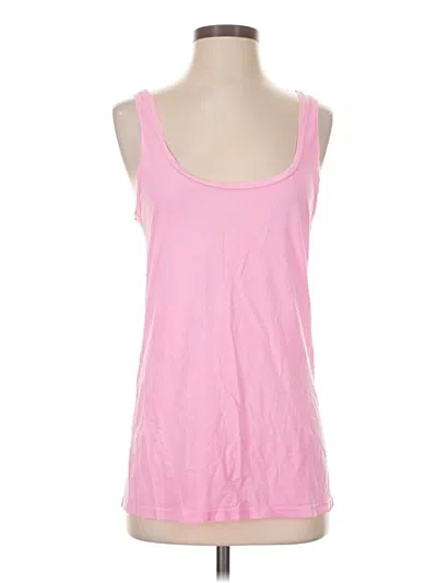 Pre-owned Sundry Tank Top Pink Scoop Neck Tops