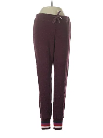 Pre-owned Sundry Track Pants In Burgundy