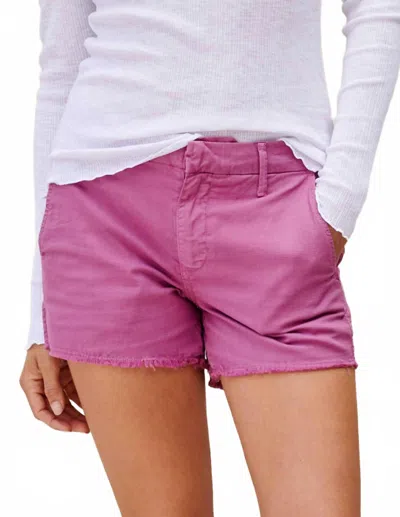 Sundry Trouser Raw Hem Shorts In Orchid In Pink