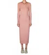 Sundry Twisted Cut Out Top In Adobe In Pink