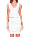 Sundry U Neck Sleeveless Dress In White In White