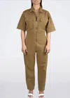 Sundry Utility Jumpsuit In Beige In Beige