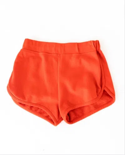 Sundry Vintage Shorts In Scarlet In Orange