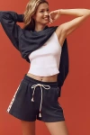 Sundry Vintage Terry Drawstring Track Shorts
