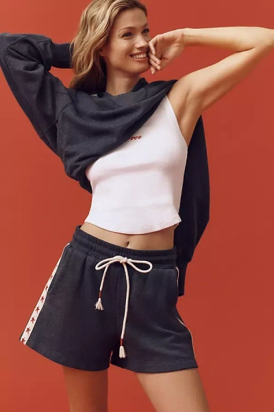 Sundry Vintage Terry Drawstring Track Shorts