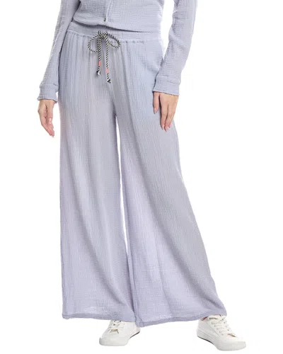 Sundry Wide Leg Pant In Blue