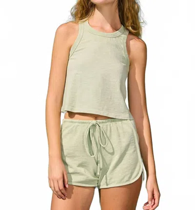 Sundry Women's Boxy Tank In Pistachio In Neutral