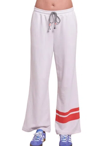 Sundry Women's Double Stripe Lounge Pant In Oyster In Neutral