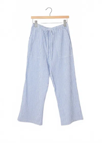 Sundry Women's Striped Workwear Pants In Dusty Sky In Multi