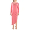 Sundry Womens Cut-out Cotton Midi Dress