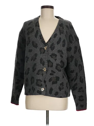 Pre-owned Sundry Wool Cardigan Sweater In Gray