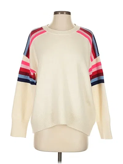 Pre-owned Sundry Wool Pullover Sweater In White