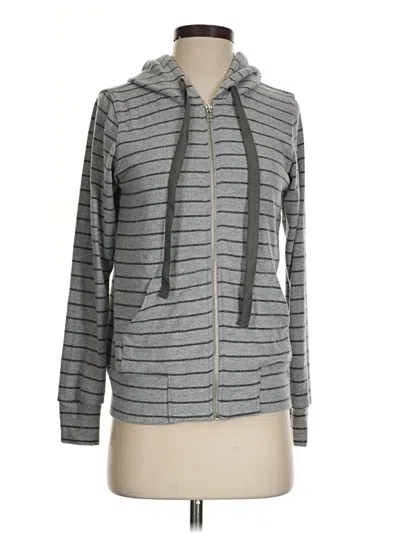 Pre-owned Sundry Zip Up Hoodie In Gray