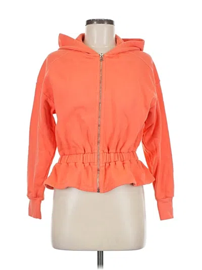Pre-owned Sundry Zip Up Hoodie In Orange