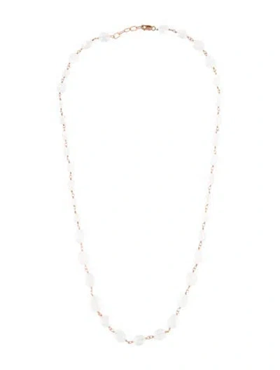 Pre-owned Suneera 14k Moonstone Labradorite Bead Necklace, 21" In Multi