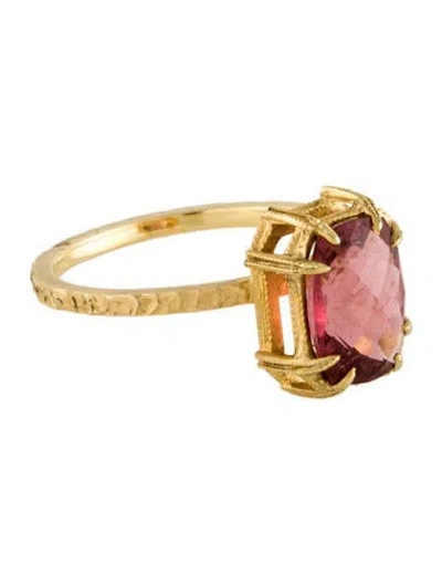 Pre-owned Suneera 14k Tourmaline Cocktail Ring In Multi