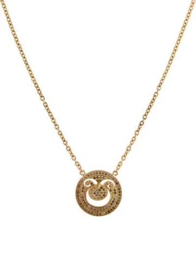 Pre-owned Suneera Champagne Diamond Taurus Pendant Necklace In Multi