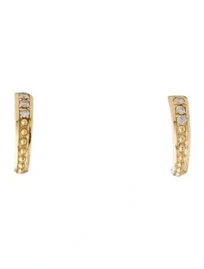 Pre-owned Suneera Diamond Drop Earrings In Multi