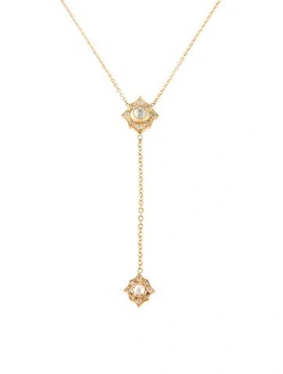 Pre-owned Suneera Diamond Elisa Lavalier Necklace, 15.5" In Multi