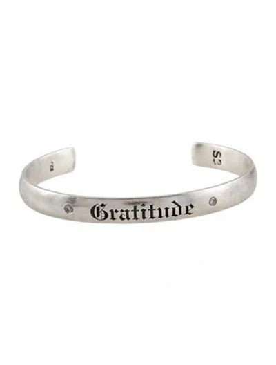 Pre-owned Suneera Diamond 'gratitude' Cuff Bracelet, 6" In Multi
