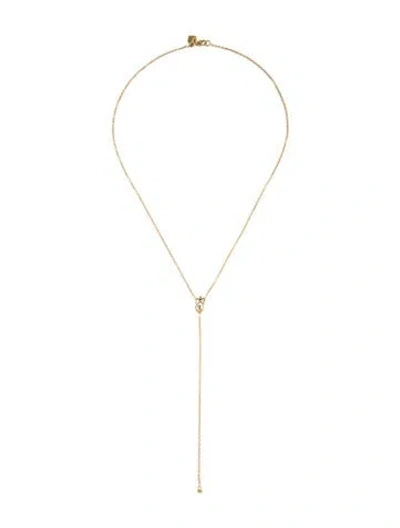 Pre-owned Suneera Diamond Lavalier Necklace, 15.5" In Multi