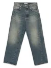 Sunflower Loose Fit Vintage-washed Organic Denim Jeans In Blue