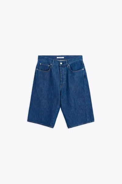 SUNFLOWER #5090 BLUE RINSE DENIM SHORTS - WIDE TWIST SHORTS