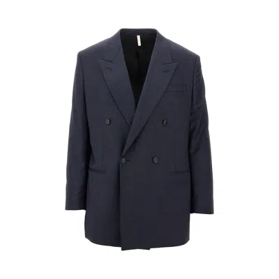 SUNFLOWER 90'S DOUBLE-BREASTED BLAZER JACKET