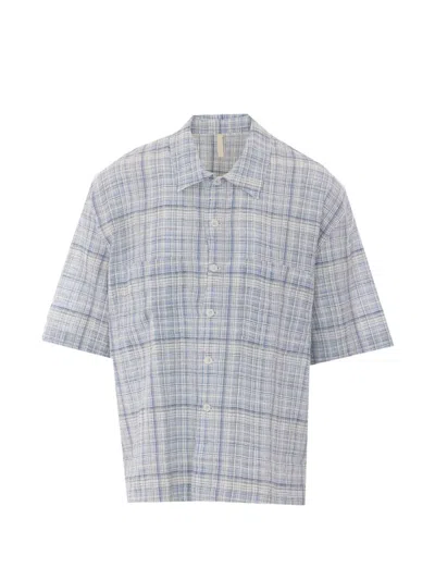 Sunflower Adam Button-down Short-sleeve Cotton Shirt In White