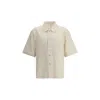 Sunflower Cotton Short-sleeve Adam Shirt In White