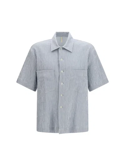 Sunflower Adam Striped Short-sleeve Shirt In Blue